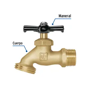 Foset Llave p/manguera, de latón, 100g, 1/2