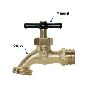Foset Llave p/manguera, de zamac, 110gr, 1/2