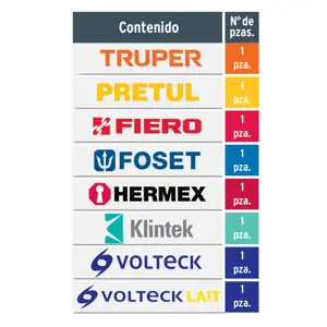 Logotipos de vinil autoadherible de 40 cm, Truper