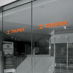 Logotipos de vinil autoadherible de 60 cm, Truper