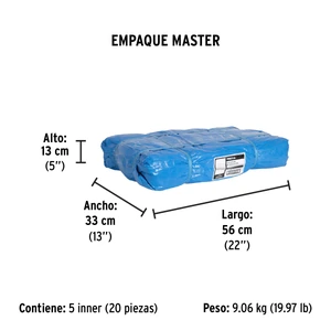 Lona 1.5 x 2 m, azul, Pretul