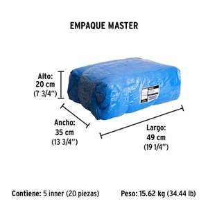 Lona 2 x 3 m, azul, Pretul
