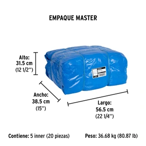 Lona 3 x 5 m, azul, Pretul