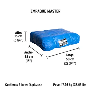 Lona 4 x 6 m, azul, Pretul