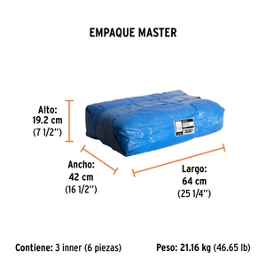 Lona 5 x 6 m, azul, Pretul