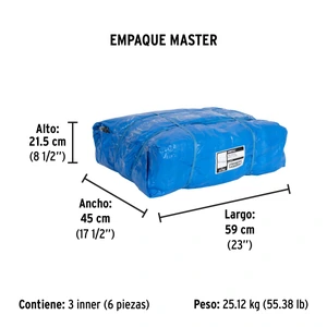 Lona 5 x 7 m, azul, Pretul