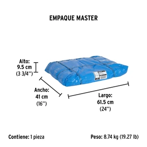 Lona 6 x 12 m, azul, Pretul