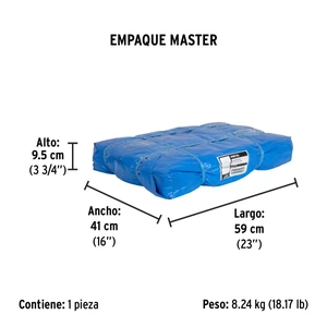 Lona 7 x 10 m, azul, Pretul