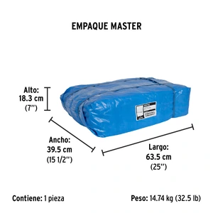Lona 9 x 14 m, azul, Pretul