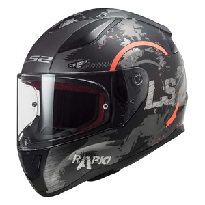 LS2-7103-4004 / 7103-4004 CASCO CERRADO LS2 RAPID II CIRCLE M TITANIUM/NJA FLUO/MATE F