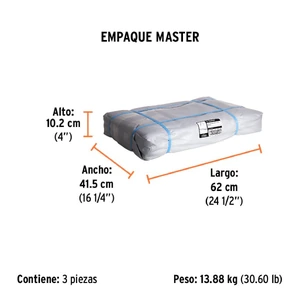 Lona gris reforzada 4 x 6 m, Truper