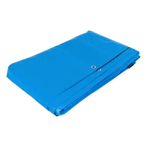 Truper Lona reforzada, 5 x 5 m, azul