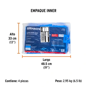 Ultracraft Lona 2.00 x 3.00 m, azul, Ultra