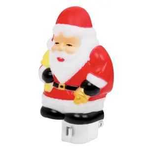 46136 / LUZ-07 Luz de noche con lámpara E12, Santa Claus, Volteck
