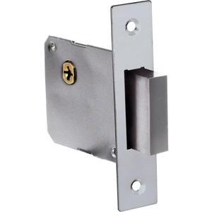 Cerrojo para embutir auxiliar, función doble, níquel satinado, llave tetra, en caja Lock