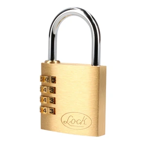 Lock-12CA / 12CA Candado de combinación programable para maleta, latón, 40 mm Lock