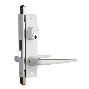 Cerradura clásica para puerta de aluminio función blanco, llave estándar Lock