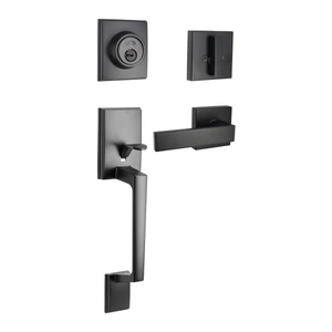Gatillo rectangular sólido para entrada función sencilla, negro, visual Lock