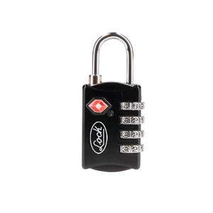 Lock-54CA / 54CA Candado de combinación programable TSA para maleta, negro 30 mm Lock