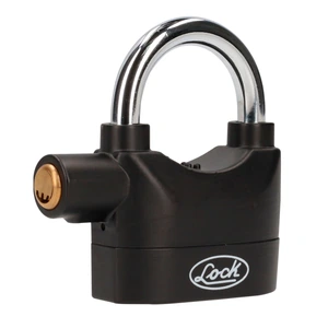 Lock-CASO70 / CASO70 Candado con alarma de doble cerrojo 70 mm, llave de puntos Lock