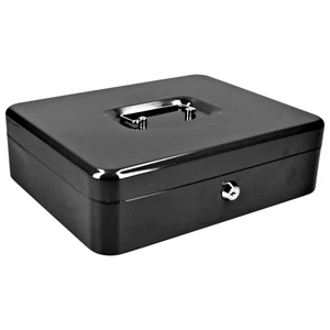 Lock-CDI20 / CDI20 Caja metálica para dinero con charola removible 160 mm x 200 mm x 90 mm Lock