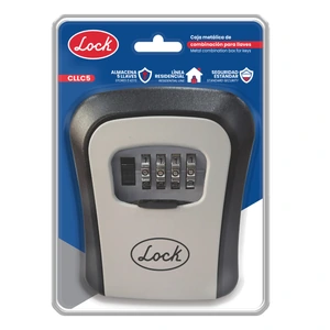 Lock-CLLC5 / CLLC5 Caja metálica de combinación para 5 llaves, para pared Lock