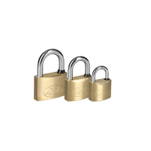 Candado de latón corto 60 mm, llave Lock