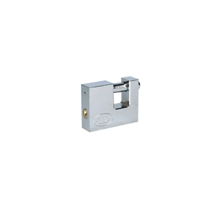 Lock-L22C70ECSB / L22C70ECSB Candado de acero para cortina metálica 70 mm, cromo satinado, llave estándar Lock