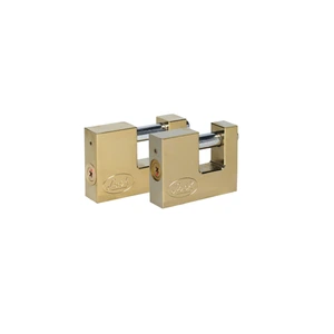 Lock-L22C70TLBB / L22C70TLBB Candado de acero para cortina metálica 70 mm, latón brillante, llave tetra Lock