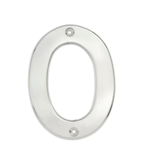 Número 0 4" níquel satinado Lock