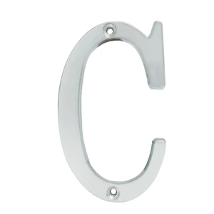 Letra C slim 4" níquel satinado Lock
