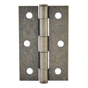 Lock-LBA30LA / LBA30LA Bisagra alargada perno remachado de acero latón antiguo 3" x 2.08" Lock