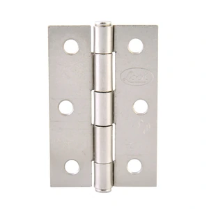 Lock-LBA35NI / LBA35NI Bisagra alargada perno remachado de acero níquel satinado 3.5" x 2.52" Lock