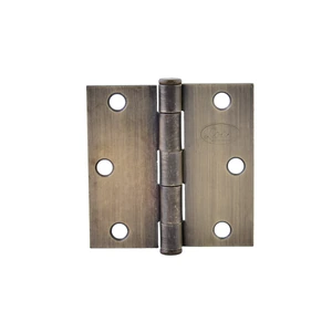 Lock-LBC35LA / LBC35LA Bisagra cuadrada perno suelto de acero latón antiguo 3.5" x 3.5" Lock