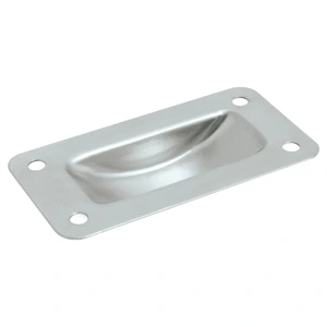 Jaladera moderna moldelo 12, níquel rayado Lock