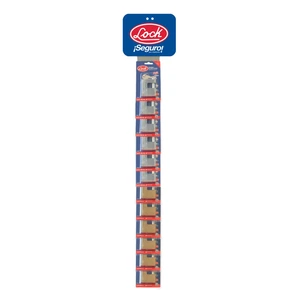 Tira de impulso con candados de cortina, llave 13 piezas Lock