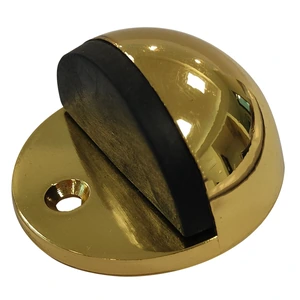 Tope tipo catarina para puerta latón brillante