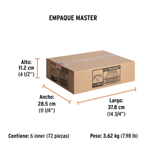 Bolsa c/2 abrazaderas sin fin # 10, 3/4 - 1-1/16