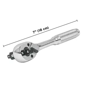 13649 / M-1412 Matraca triple cuadros 1/4