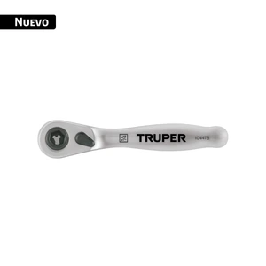 104478 / M-1472M Matraca mini cuadro 1/4' para puntas y dados, TRUPER