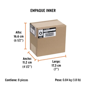 Cinta de aislar de 18 m x 19 mm, negra en blíster, Truper