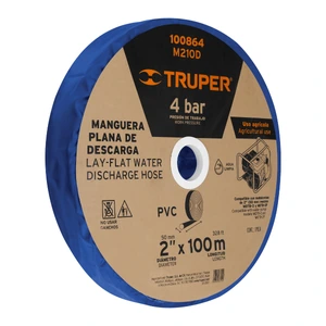 Truper Rollo de manguera plana de 2