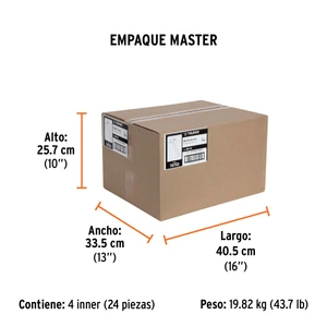 Martillo pulido, 20 oz, uña curva, mango madera, TRUPER