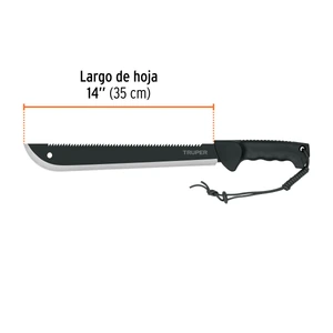 Machete doble filo 14