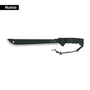 103827 / MACH-14X Machete doble filo 14', cacha inyectada, con funda, TRUPER