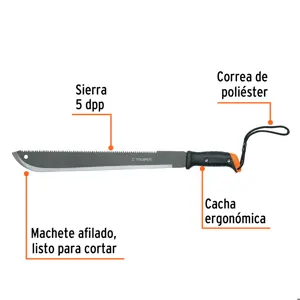 Truper Machete doble filo 18