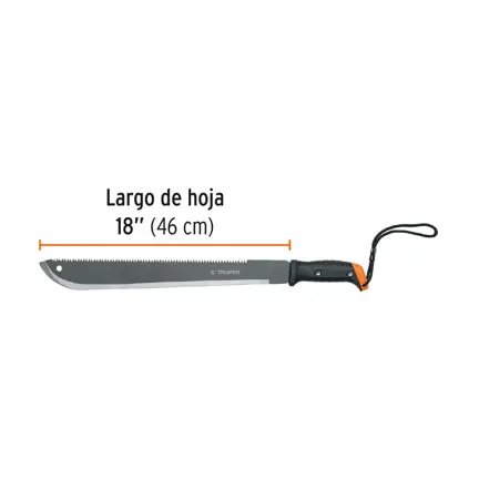 Truper Machete doble filo 18