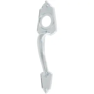 46139 / MADE-3 Hermex Chapetón metálico para puerta, acabado cromo mate