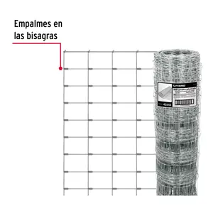 Fiero Rollo malla borreguera, 1m x 50m acero galvanizado, 23kg