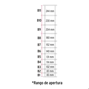 Fiero Rollo malla borreguera, 1.67m x 50m acero galvanizado, 31kg